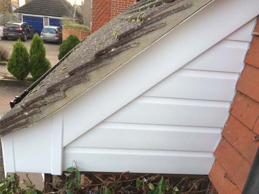 end of porch